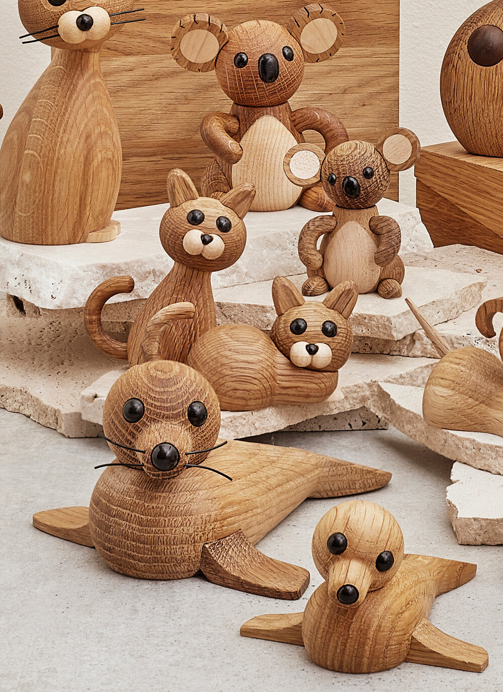 Hope kat, Lys brun - H:6cm.